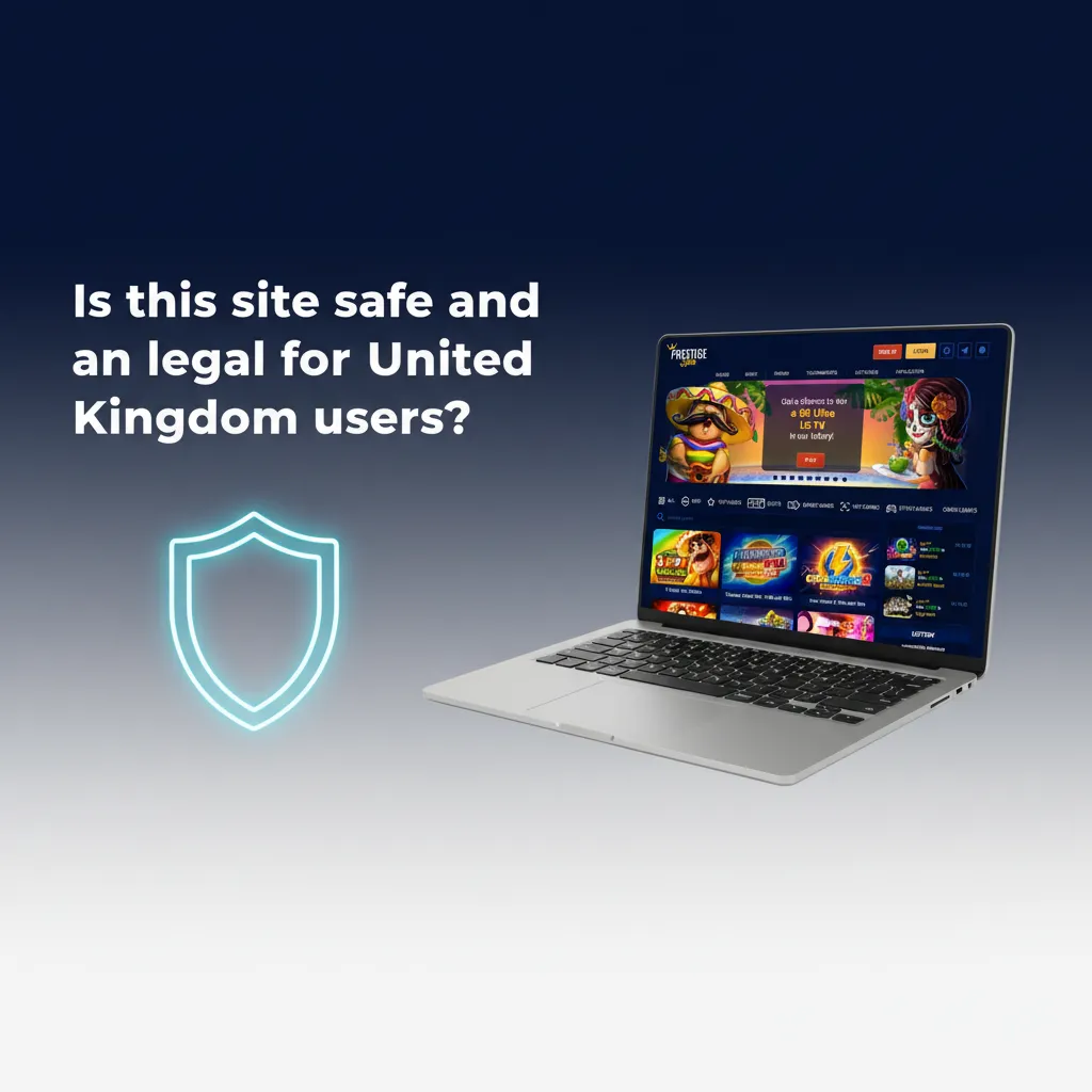 Shield, UK flag and lock icons for international licence, SSL/TLS, privacy, KYC/AML, responsible gaming, secure payments.