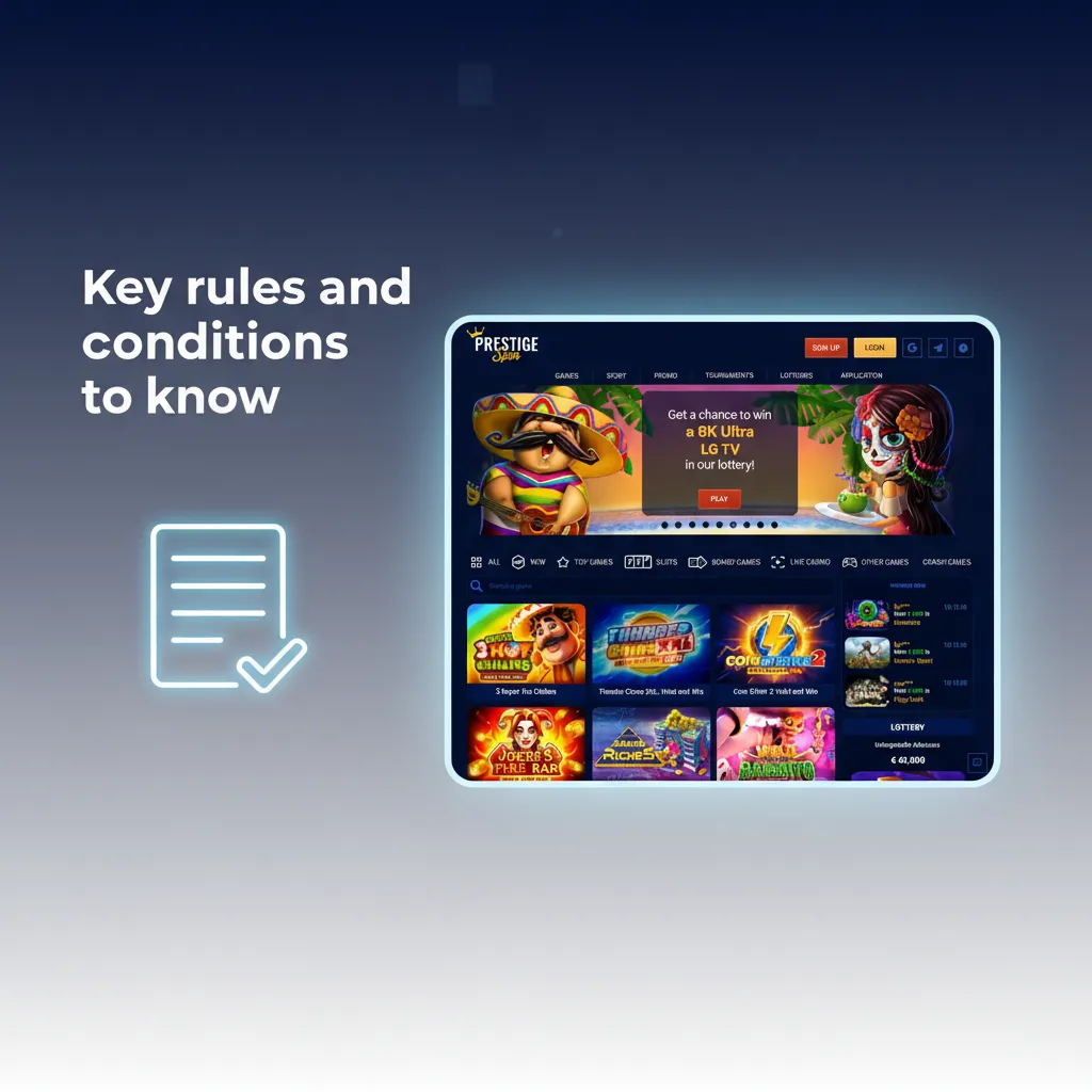 Key rules: 18+ eligible area, one account, KYC before withdrawals, bonus wager/time limits, payment methods in your name