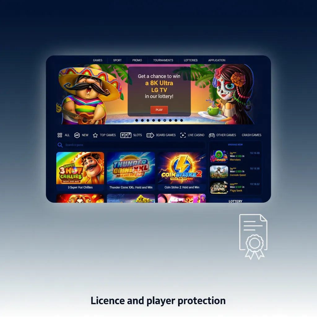 Licence and player protection: check footer for Gambling Commission status and verify licence details before depositing