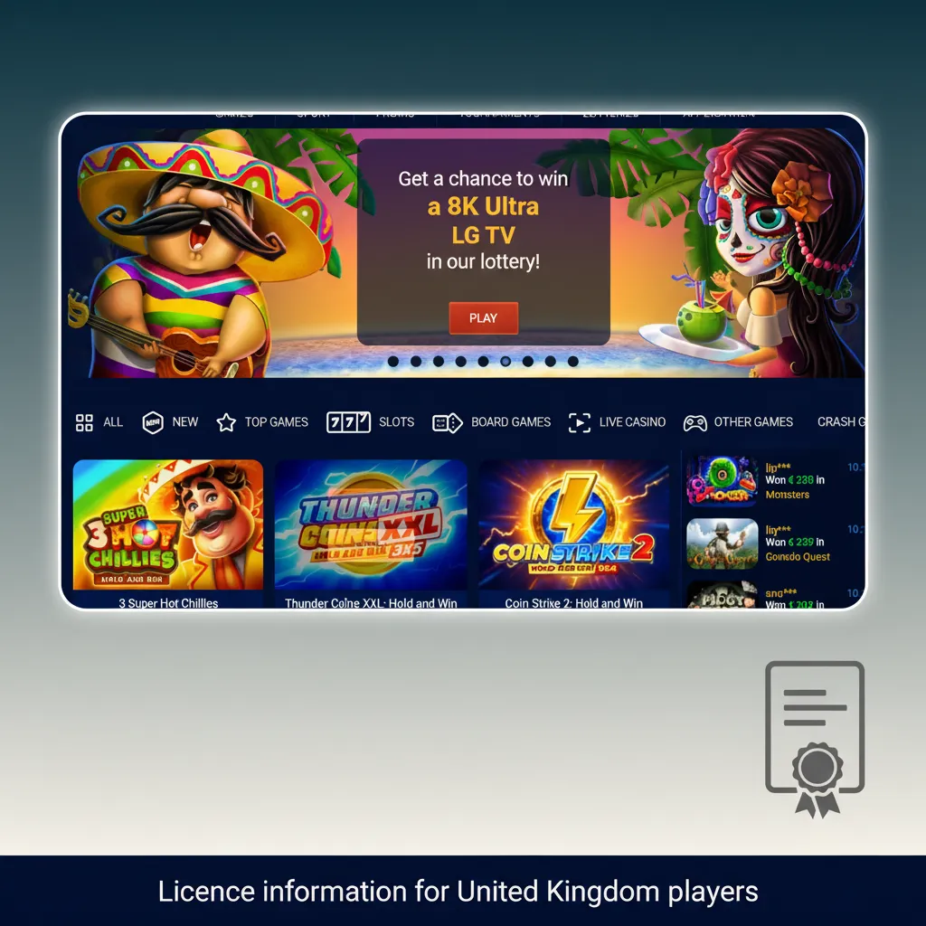 Licence info for UK players: Curaçao eGaming remote licence since 2021; footer lists details, auditors, and status.