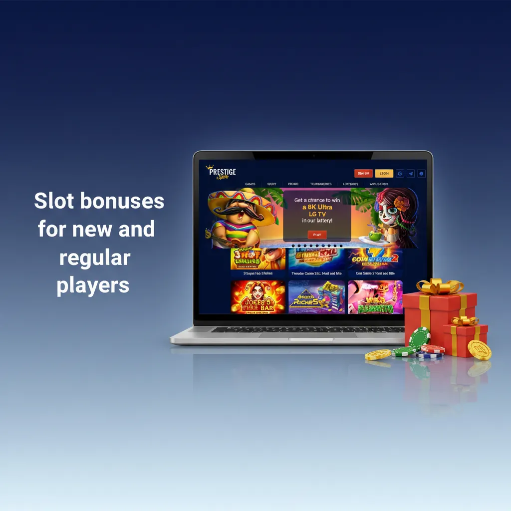 Slot bonuses: 200% first deposit, 125% second, 150% third; reloads, cashback, loyalty points. 18+ T&Cs apply. Wagering x45.