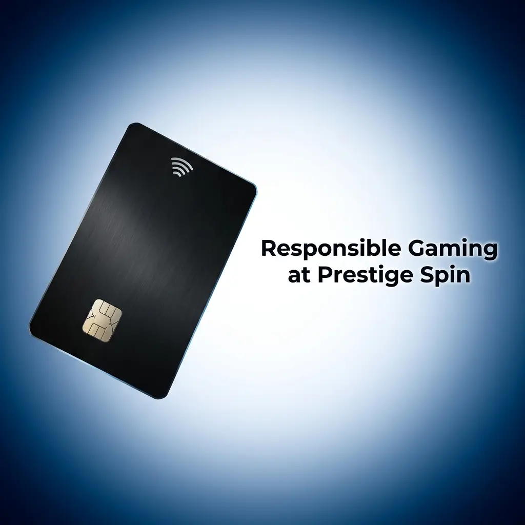 Prestige Spin responsible gaming tools including deposit limits, self-exclusion, and UK support resources for safe gambling