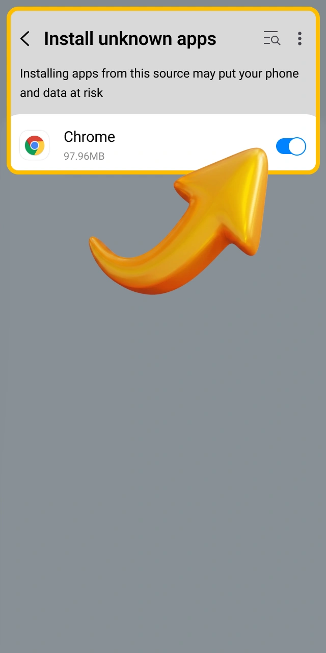 Change your mobile system security settings via official Prestige Spin.