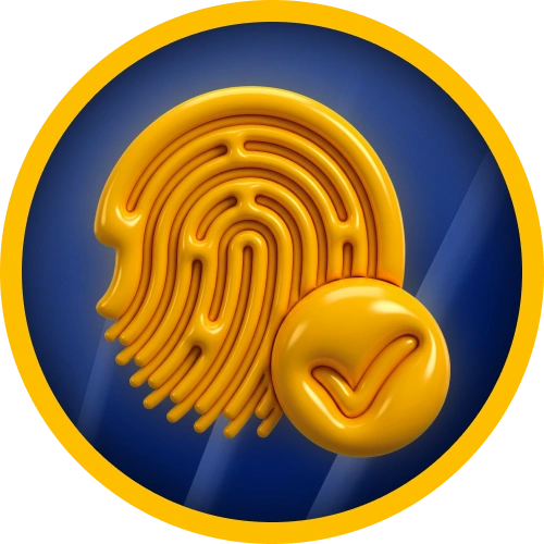Log in securely using biometric security features on official Prestige Spin.