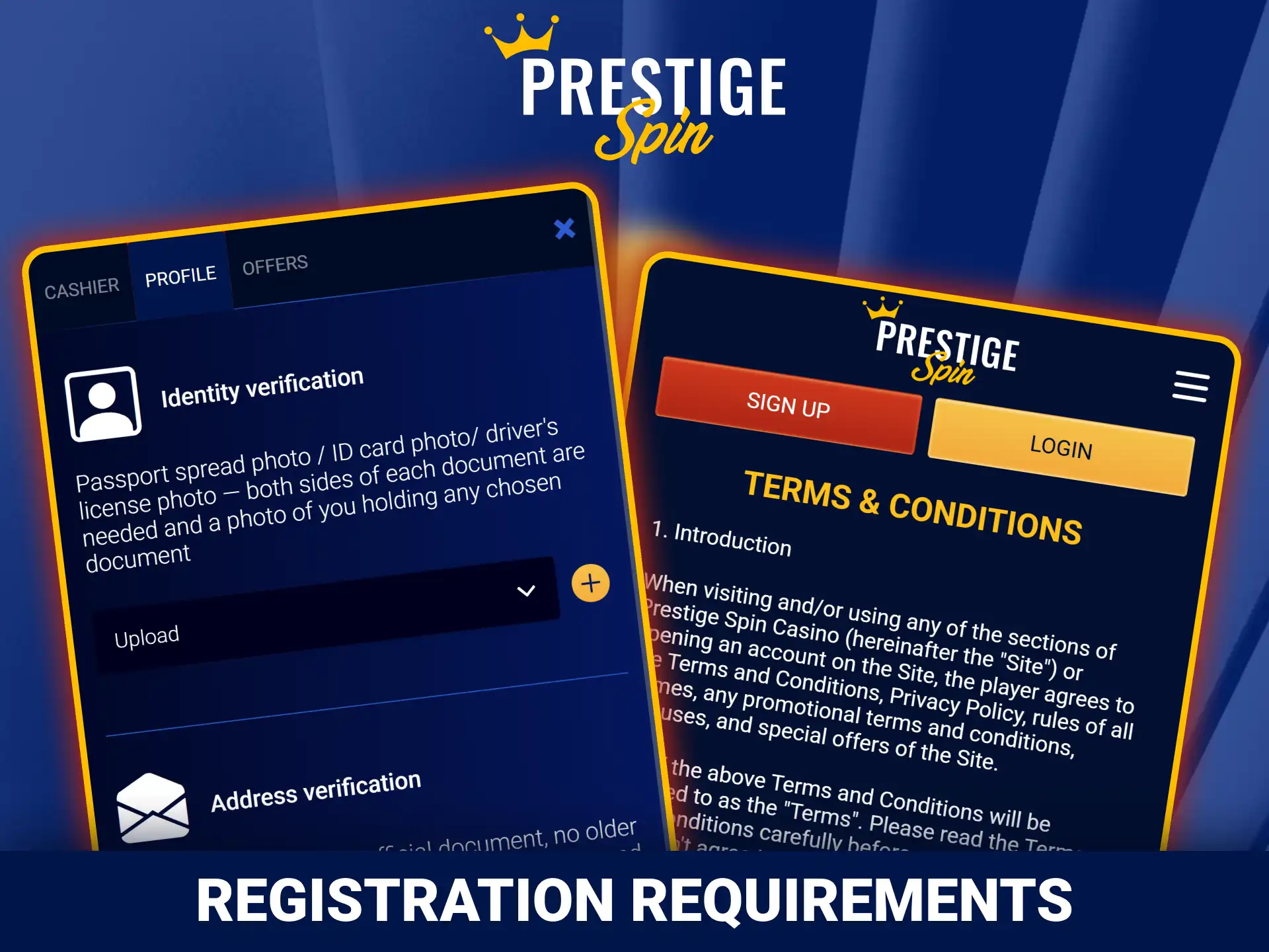 Check your registration eligibility criteria using official Prestige Spin.